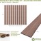 Ekena Millwork 48H x 1/4T Adjustable Wood Slat Wall Panel Kit w/ 4W Slats, Walnut contains 11 Slats SWW55X48X0250WA - alternate 3